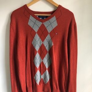 Tommy Hilfiger Orange Men's Sweater
